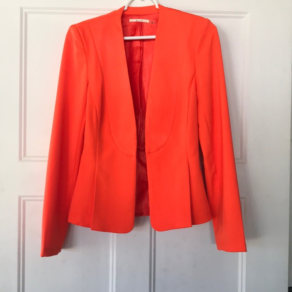 Bright Orange Blazer